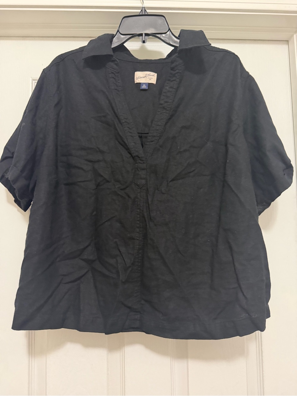 Black Collared Top